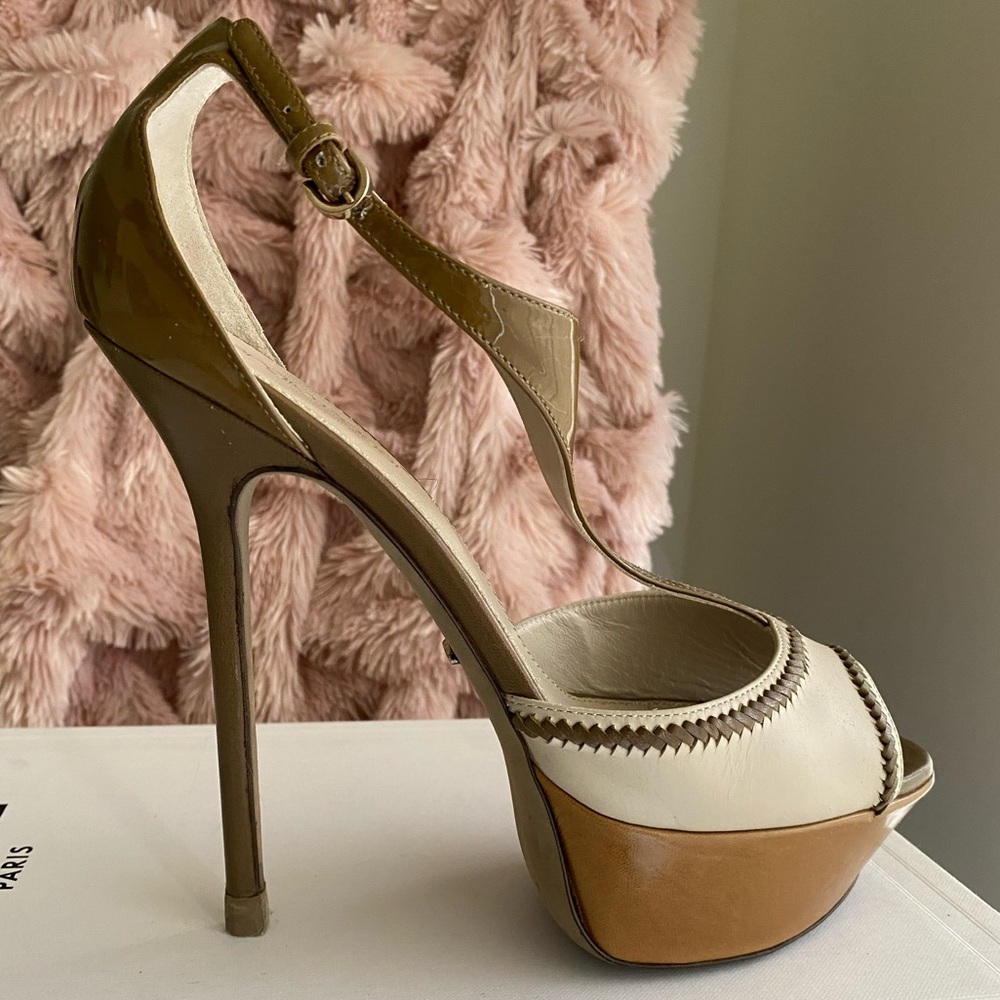 AUTHENTIC SERGIO ROSSI PLATFORM SANDALS
